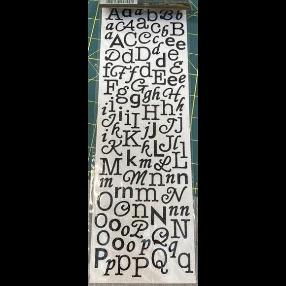 Reflections Glitter Stickers Alphabets/ Letters 228 Pc - Picture 2 of 3